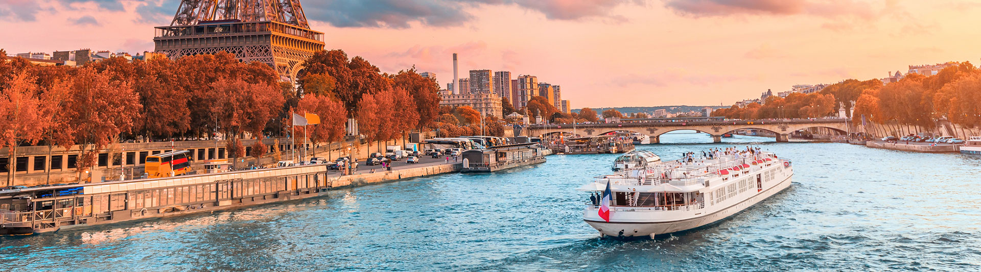 A France river cruise ship on the Seine